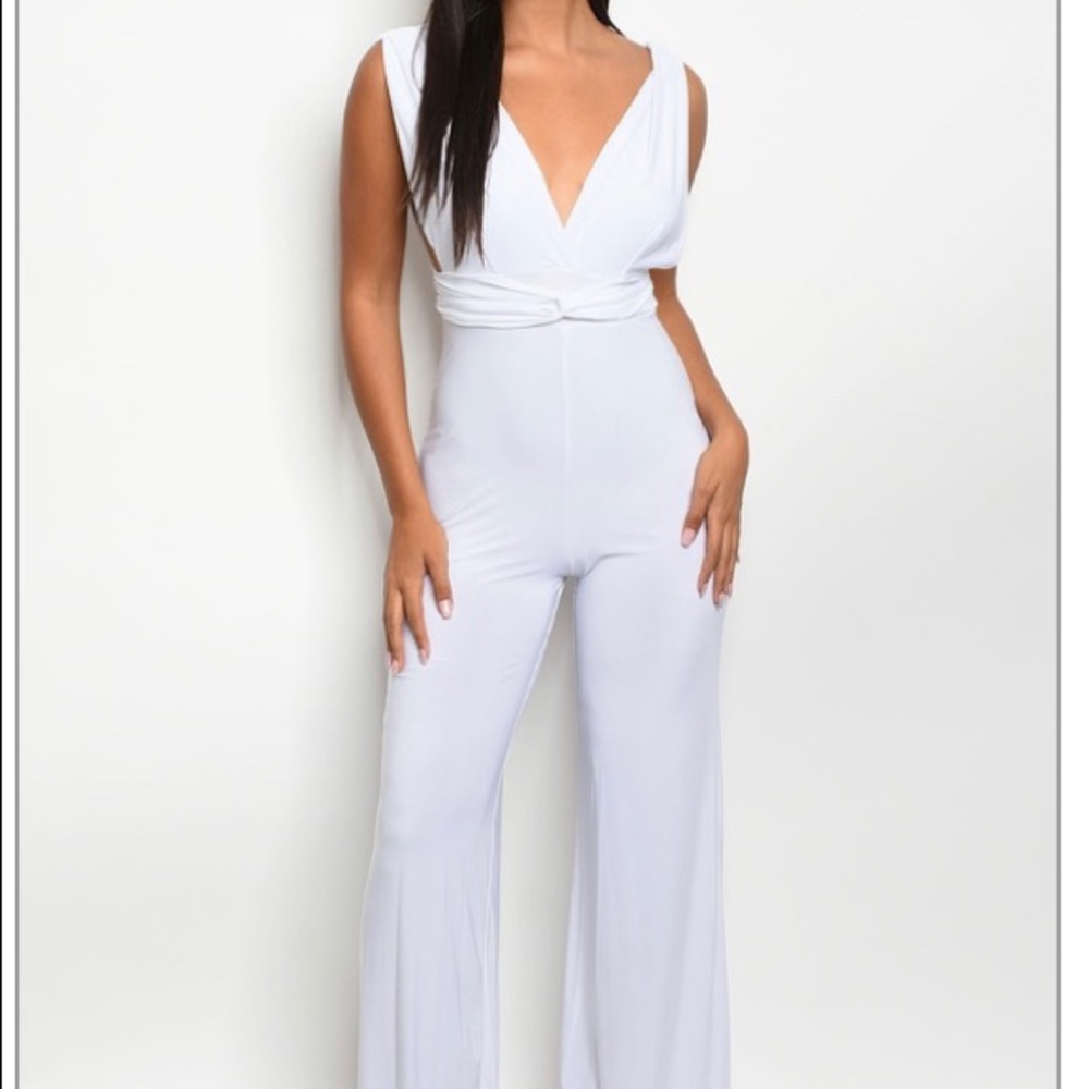 White Sexy Jumpsuit